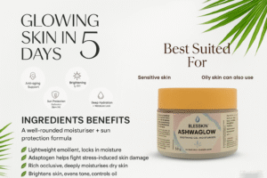 Soothe, Strengthen & Glow Naturally with Ashwaglow Soothing Gel Moisturiser