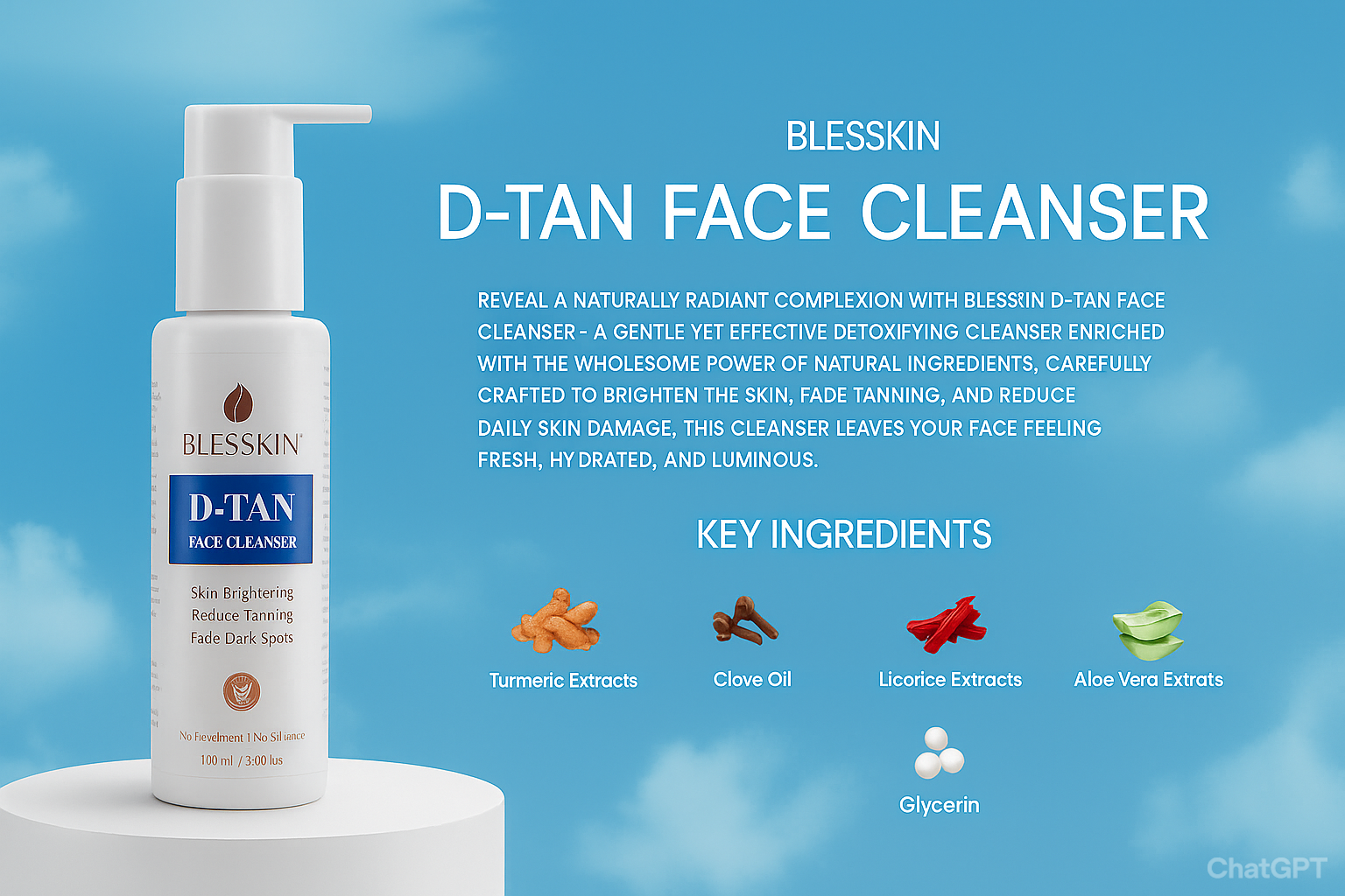 Glow Twice as Bright with the Blesskin Vitamin C & E Face Cleanser Duo